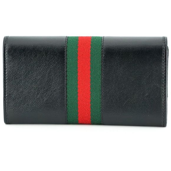 Gucci Black Leather Rajah Women's Wallet - Picture 2 of 6